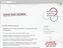 Tablet Screenshot of einfach-recht-bekommen.de